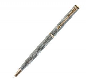 Ручка шариковая Pen Pro серебро+золото